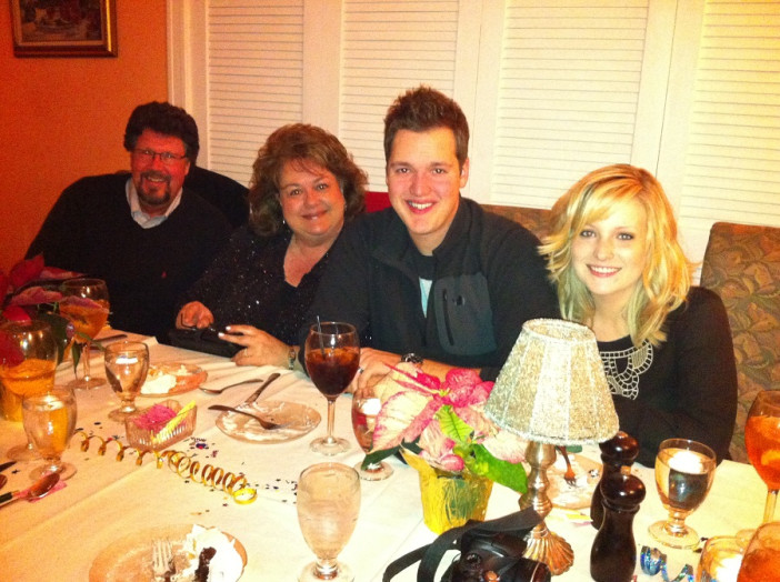 Cindy & Doug Milby, son Evan and his wife Alanna