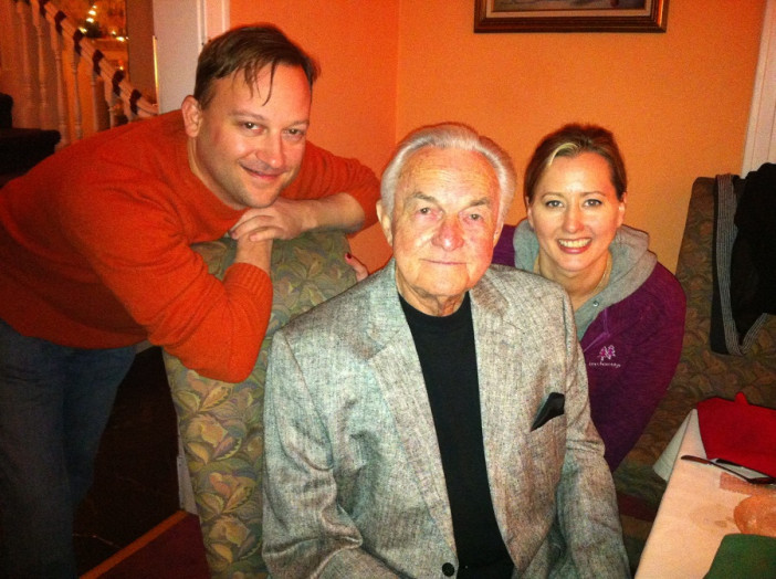 Tony Camarato and Abby Peart with Mr. Stotlar